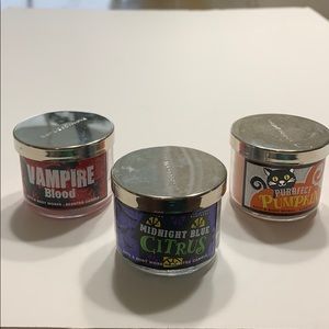 NWT Bath and Body Works Halloween Candles